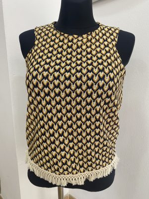 Top crochet flecos
